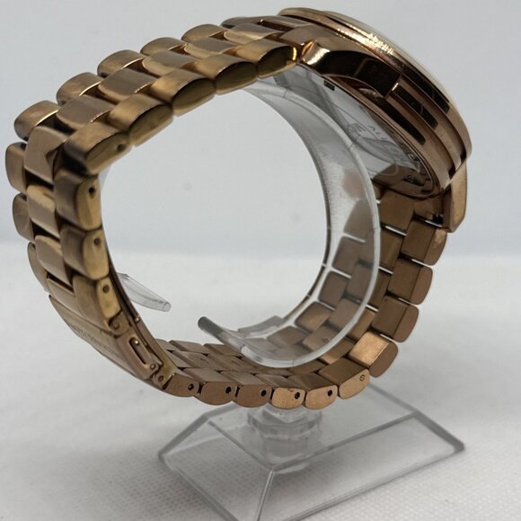 Michael Kors Runway Chronograph Rose Gold-Tone Stainless Steel MK8096 45mm - Picture 8 of 16